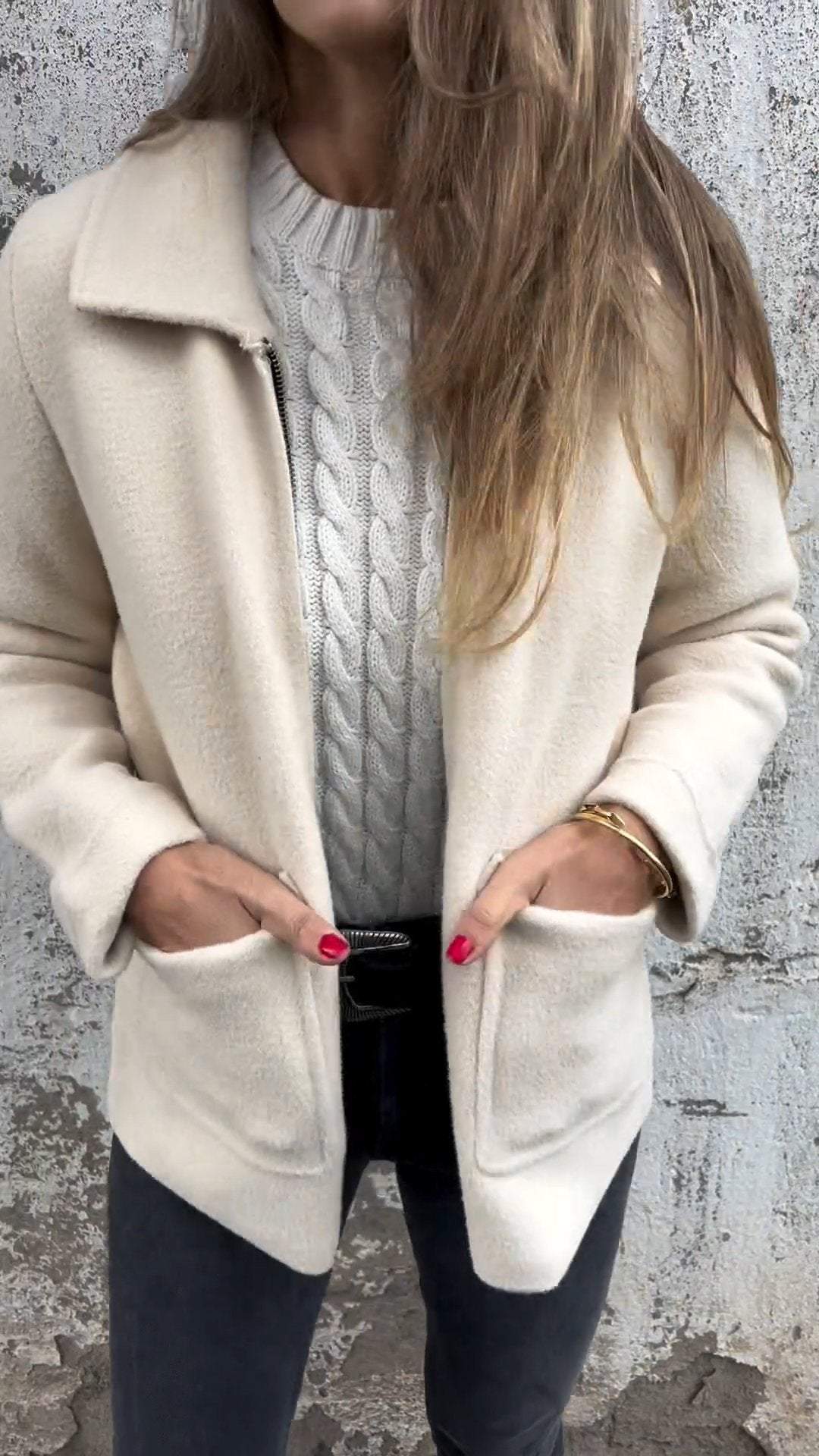 HILDA - ELEGANT WOOL CARDIGAN JACKET